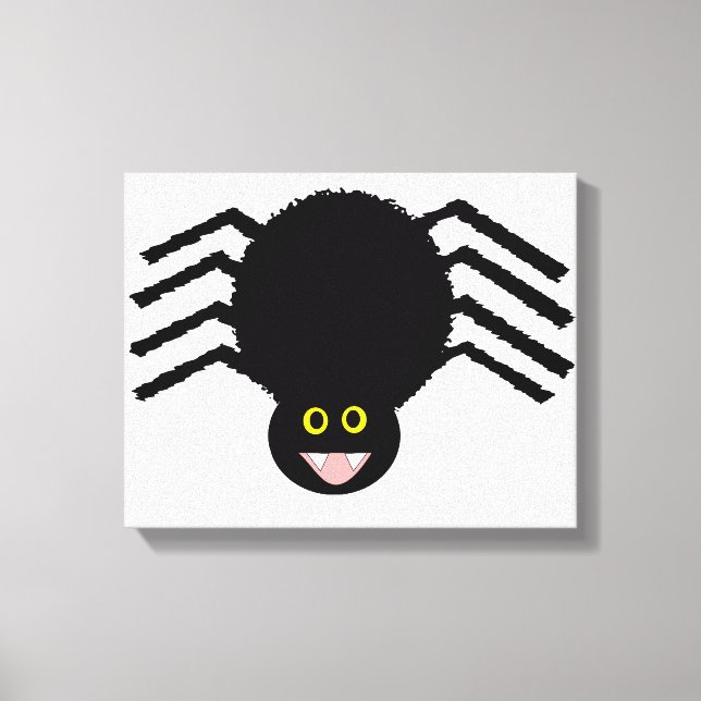 Black Spider Canvas Print Leinwanddruck (Vorderseite)