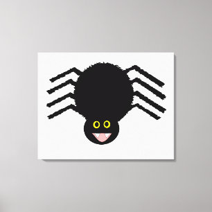 Black Spider Canvas Print Leinwanddruck