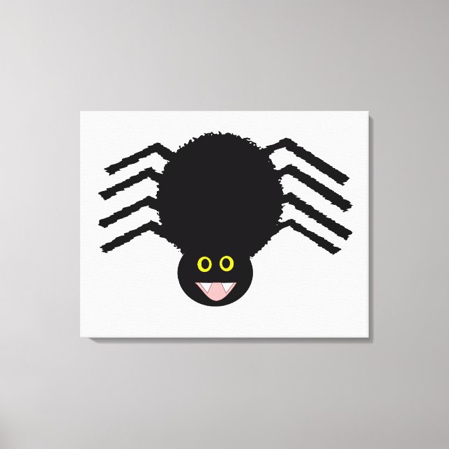 Black Spider Canvas Print Leinwanddruck (Vorderseite)