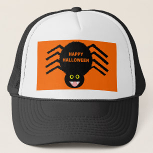 Black Spider Halloween-Hut Truckerkappe