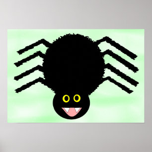 Black Spider Poster