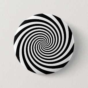 Black Spiral Button