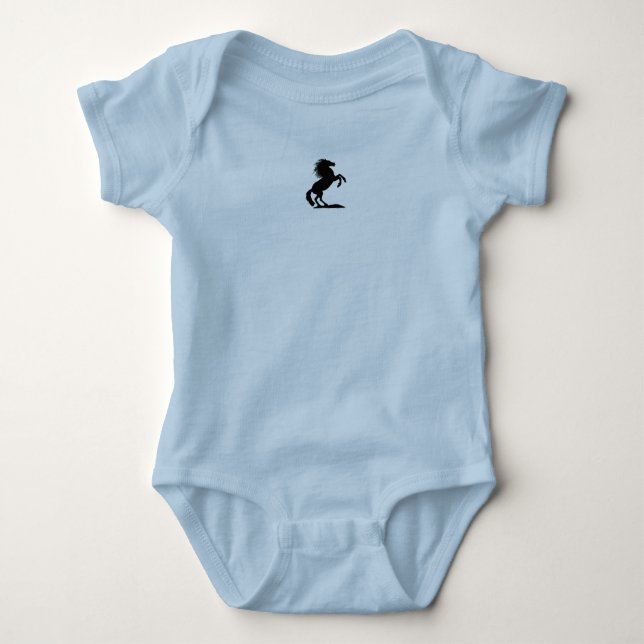 Black Stallion.png Baby Strampler (Vorderseite)