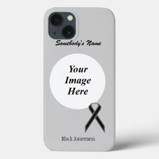 Black Standard Ribbon Tmpl von Kenneth Yoncich Case-Mate iPhone Hülle