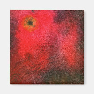 "Black Star" Abstrakt Art Magnet