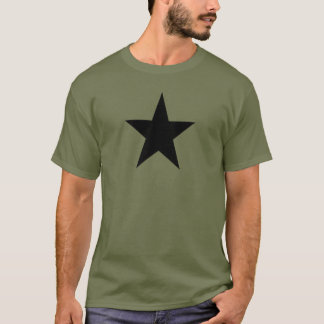 Black Star Green Army T - Shirt