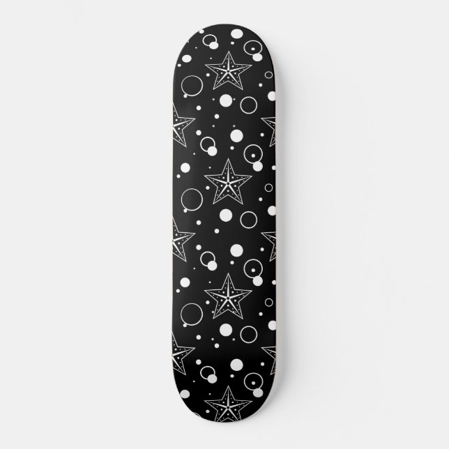 Black Star-Party Skateboard (Vorderseite)