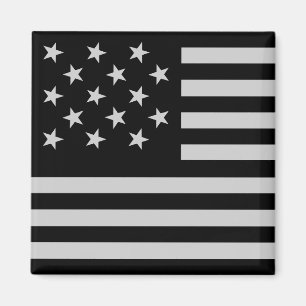 Black Star-Spangled Banner America Flag Magnet