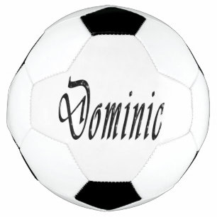Black Starry Dominic Name, Soccerball Fußball