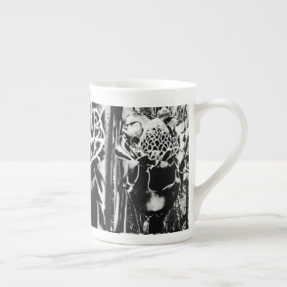 Black Strawberry Bone China Porzellan Tasse