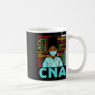 Black Strong Nurse Cna Afro Melanin African Americ Kaffeetasse