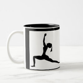 Black Style: Klassische Tasse/Kaffeecup Zweifarbige Tasse