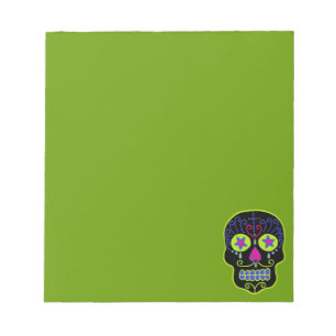 Black Sugar Skull Notizblock