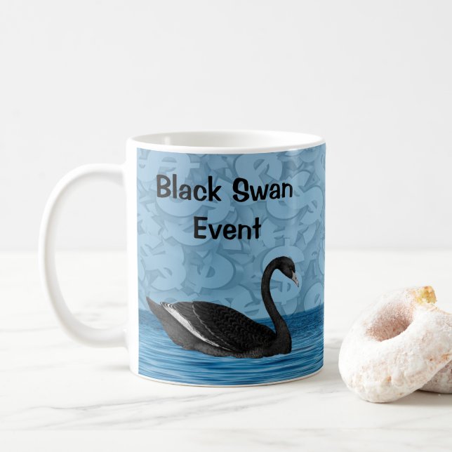 Black Swan-Ereignis Kaffeetasse (Mit Donut)
