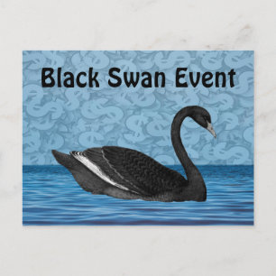 Black Swan-Ereignis Postkarte