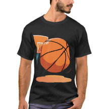 Black T - Shirt Big Basketball