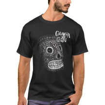 Black T-shirt with skull