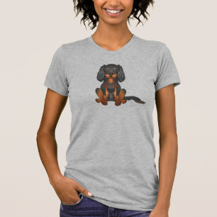 Black & Tan Cavalier King Charles Spaniel Hund T-Shirt