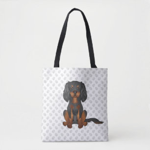 Black & Tan Cavalier King Charles Spaniel & Pfoten