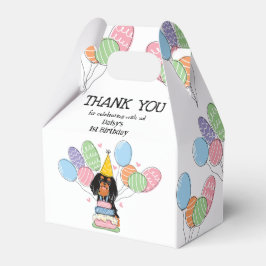 Black Tan Cavalier King Charles Spaniel Vielen Dan Geschenkschachtel