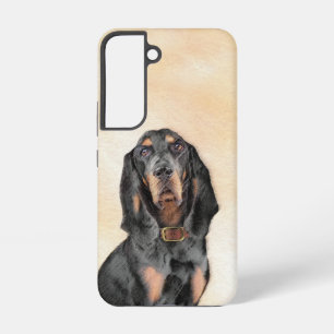 Black & Tan Coonhound Malerei - Original Hunde Kun Samsung Galaxy Hülle