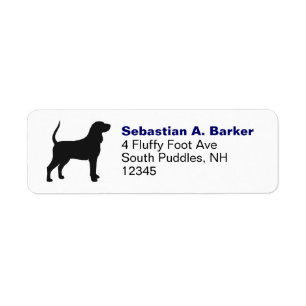 Black & Tan Coonhound Silhouette