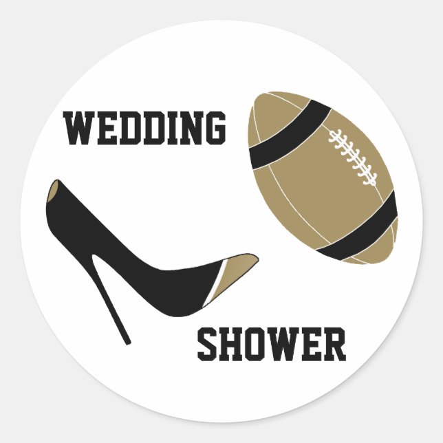 Black & Tan Football Themed Umschlag Aufkleber (Vorderseite)