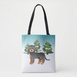 Black & Tan Mini Goldendoodle Dog - Winterwald