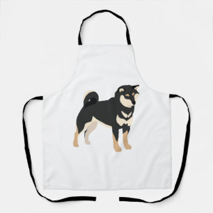 Black & Tan Shiba Inu Hundebesitzer Lover Geschenk Schürze