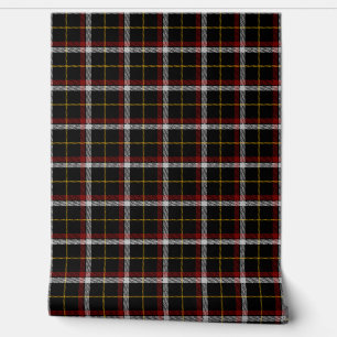 Black Tartan Kariert Scottish Clan Tapete