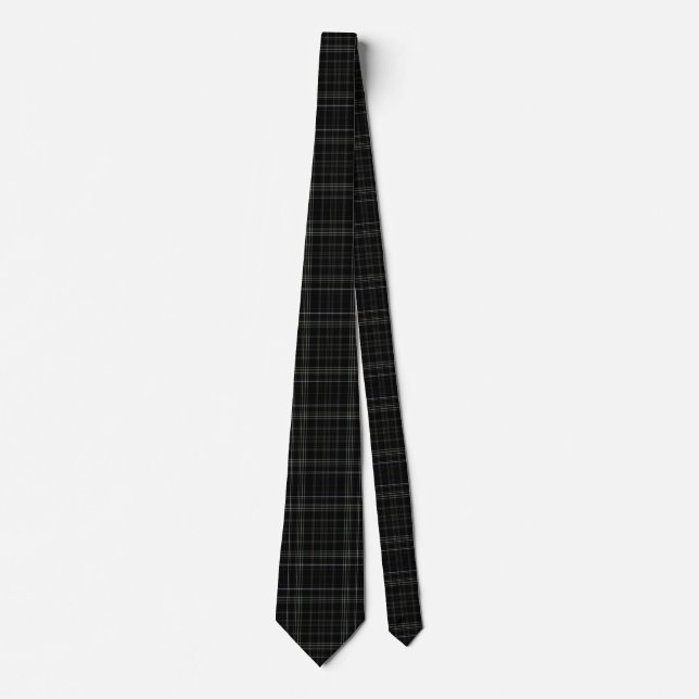 Black Tartan Krawatte (Vorderseite)