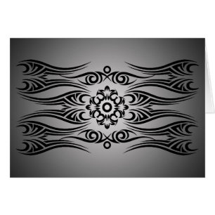 Black Tattoo Tribal 1 Schwarzer FackelIN