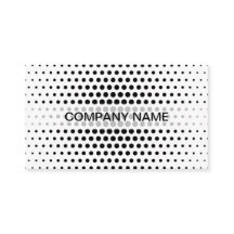 Black Techno Dots Modern