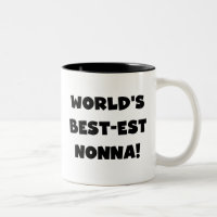 Black Text Best Nonna T - Shirt and Gifts