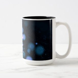 Black & Tha Smoke Moderne Abstrakt Zweifarbige Tasse