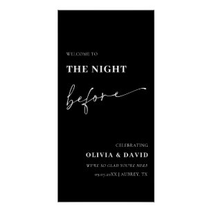 Black The Night Before Probe Dinner Poster