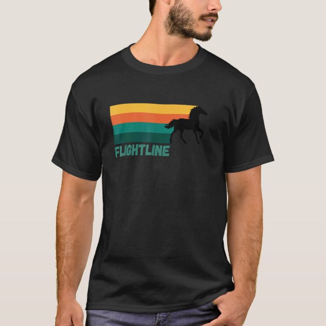 Black Thoroughbred Racing Del Mar Sa T-Shirt (Vorderseite)
