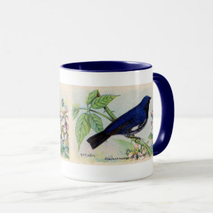 Black Throated Blue Warbler Tasse