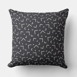 Black Throw Pillow Kissen