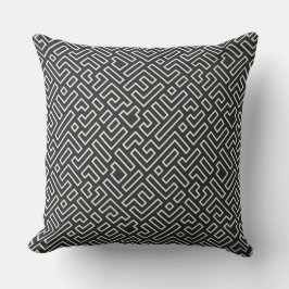 Black Throw Pillow Kissen