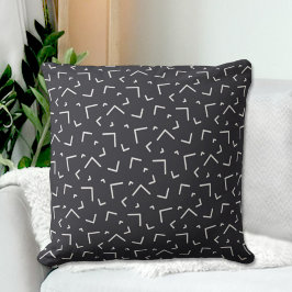Black Throw Pillow Kissen