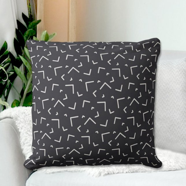 Black Throw Pillow Kissen (Von Creator hochgeladen)