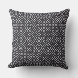 Black Throw Pillow Kissen
