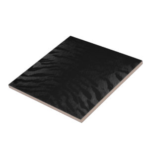 Black Tiger Skin Print New Fliese