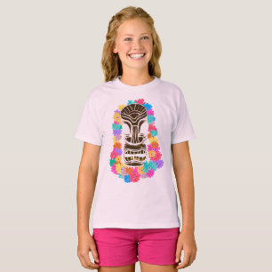 Black Tiki Head Hawaiian T-Shirt