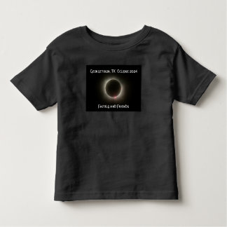 Black Toddler Georgetown Total Eclipse T - Shirt