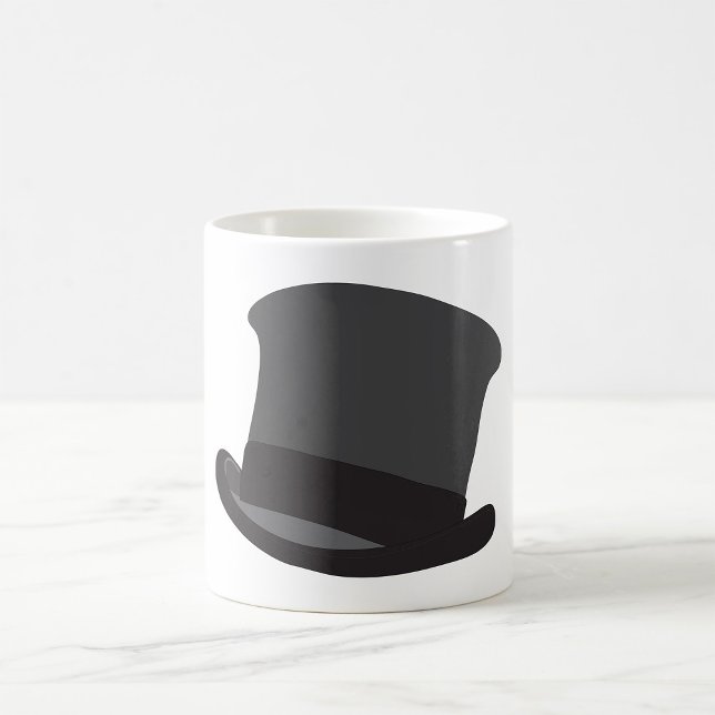Black Top Hat Kaffeetasse (Von Creator hochgeladen)