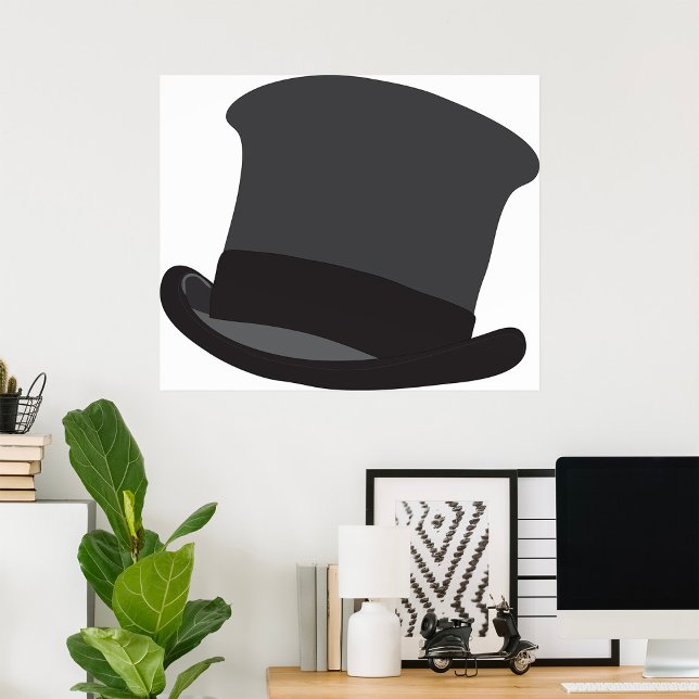 Black Top Hat Poster (Von Creator hochgeladen)