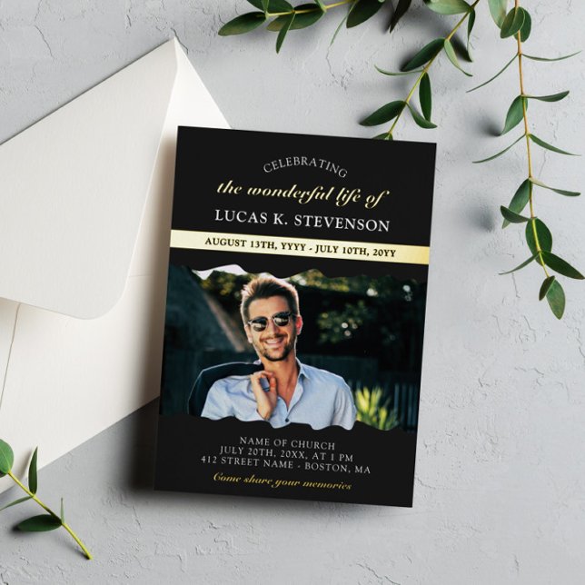 Black Torres Edges Foto Gold Olivenweg Folieneinladung (Von Creator hochgeladen)