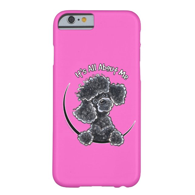 Black Toy Poodle IAAM Case-Mate iPhone Hülle (Rückseite)